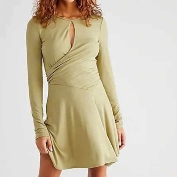 Free People Dresses & Skirts - Free People FP Beach Vance Wrap Mini Dress y2k Size Small